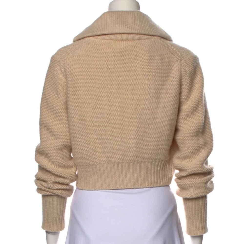 Alexander Wang Cashmere Cropped Sweater Size L - Picture 6 of 11